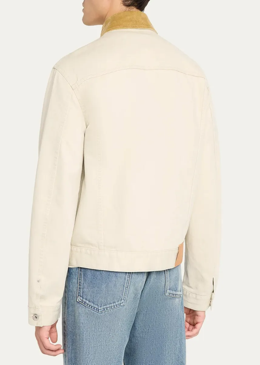 JW Anderson Men's Twill Cotton Jacket | Thumbnail 3