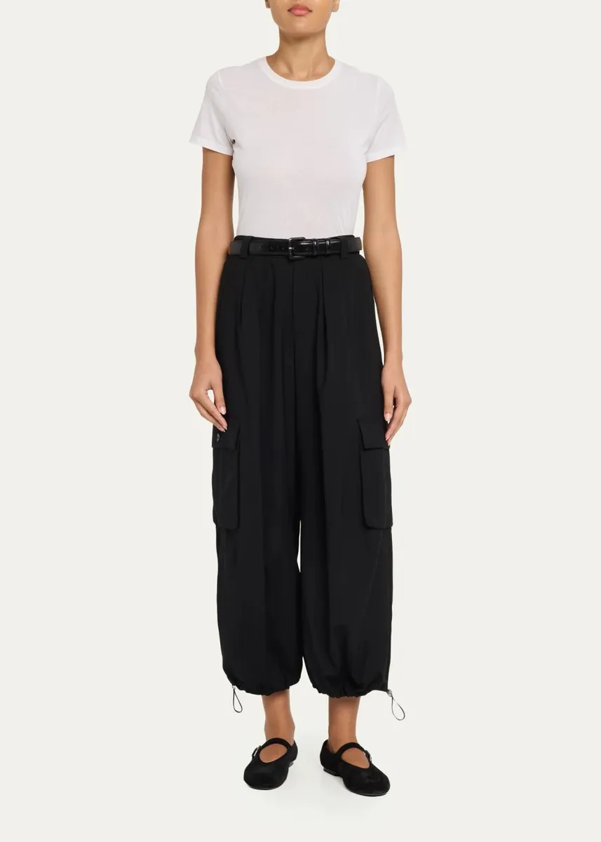 Sea Jemima Wool Balloon-Leg Crop Cargo Pants | Thumbnail 2 Sea Jemima Wool Balloon-Leg Crop Cargo Pants | Thumbnail 2