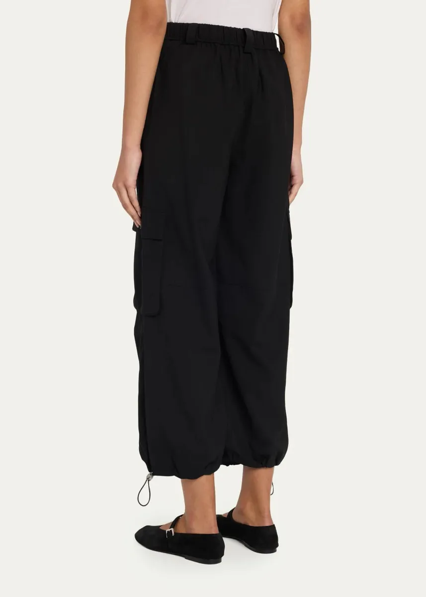 Sea Jemima Wool Balloon-Leg Crop Cargo Pants | Thumbnail 3 Sea Jemima Wool Balloon-Leg Crop Cargo Pants | Thumbnail 3