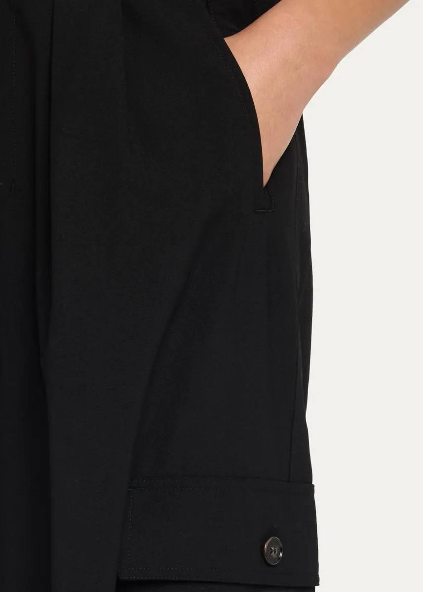 Sea Jemima Wool Balloon-Leg Crop Cargo Pants | Thumbnail 5 Sea Jemima Wool Balloon-Leg Crop Cargo Pants | Thumbnail 5