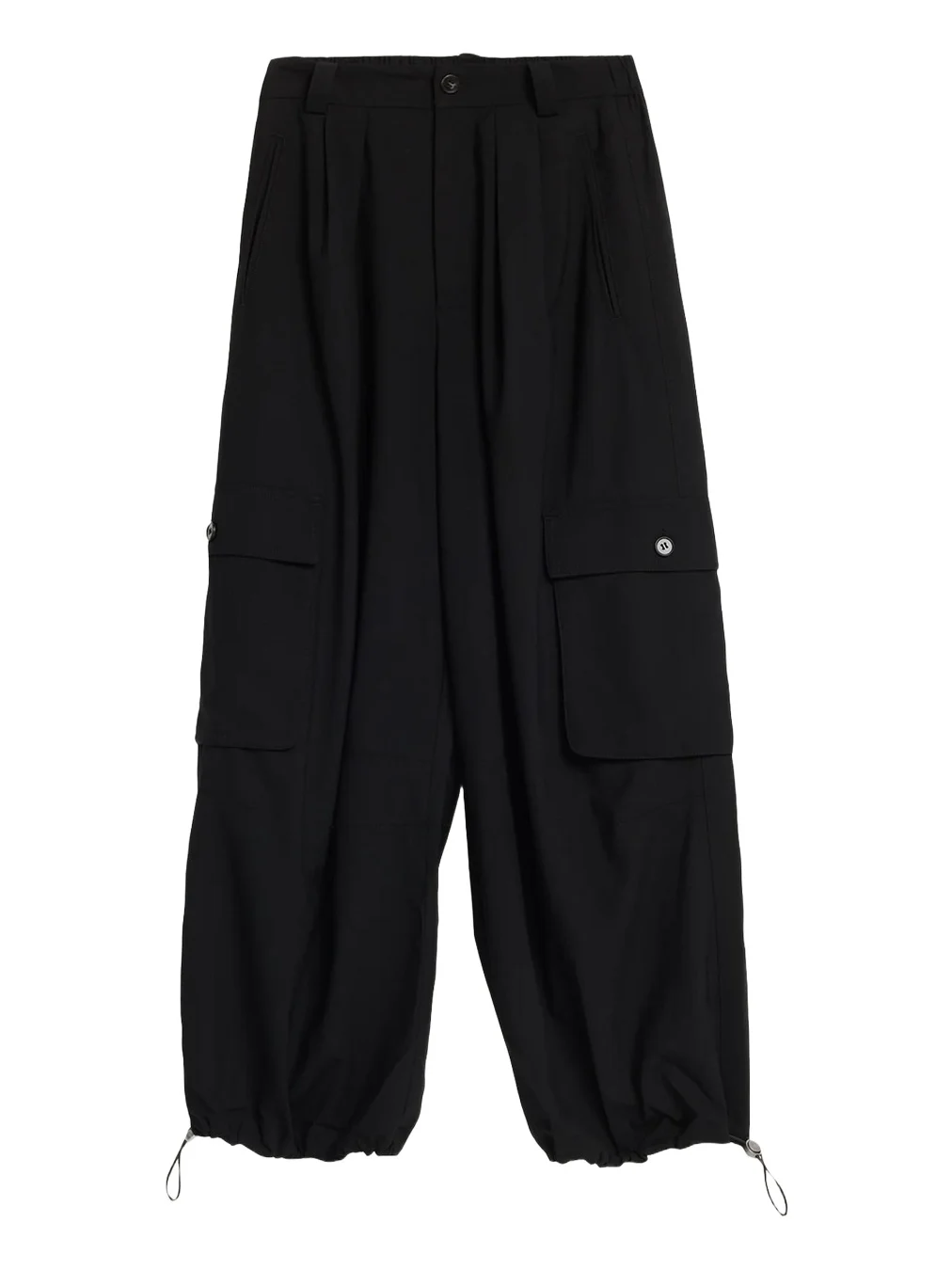 Sea Jemima Wool Balloon-Leg Crop Cargo Pants
