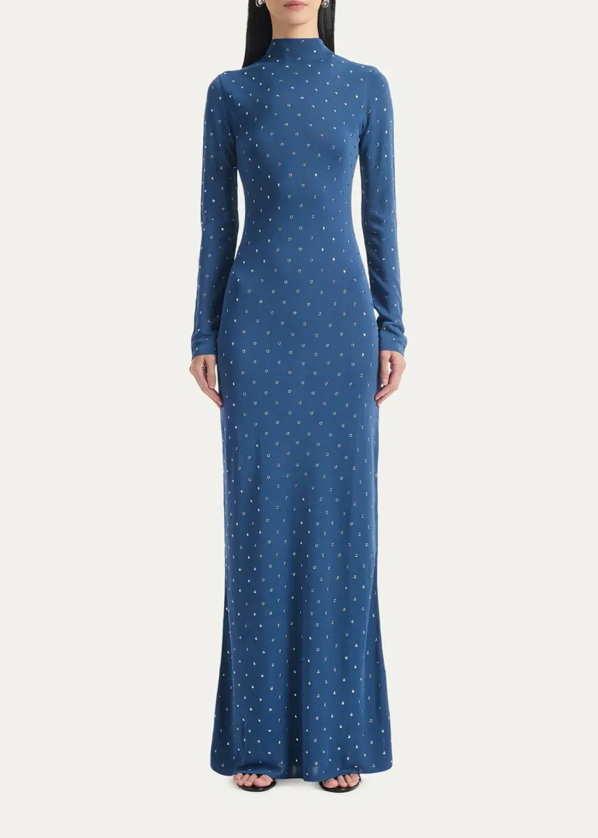Altuzarra Cab Embellished High-Neck Maxi Dress | Thumbnail 4 Altuzarra Cab Embellished High-Neck Maxi Dress | Thumbnail 4