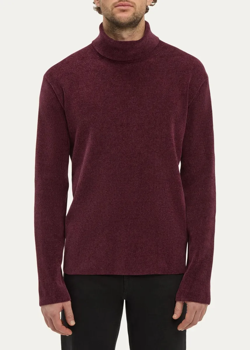 Gabriela Hearst Men's Almoner Silk Turtleneck Sweater | Thumbnail 2 Gabriela Hearst Men's Almoner Silk Turtleneck Sweater | Thumbnail 2