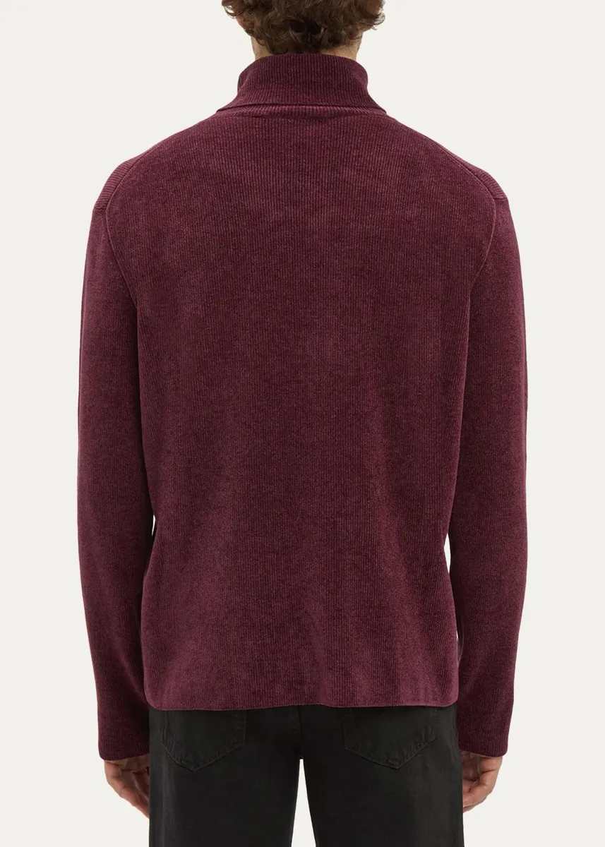Gabriela Hearst Men's Almoner Silk Turtleneck Sweater | Thumbnail 3 Gabriela Hearst Men's Almoner Silk Turtleneck Sweater | Thumbnail 3