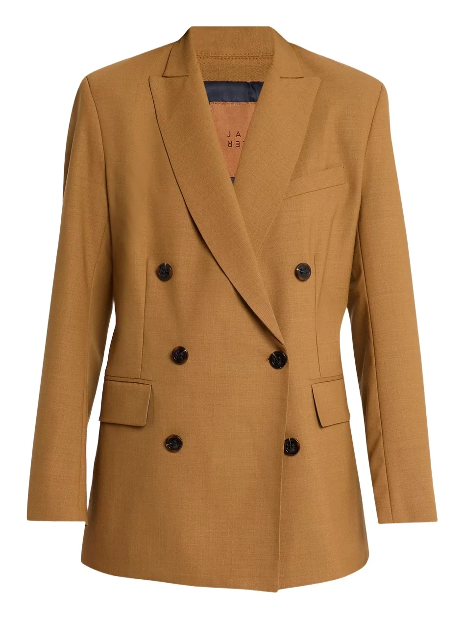 Jamie Haller The Double-Breasted Wool Stretch Blazer Jacket