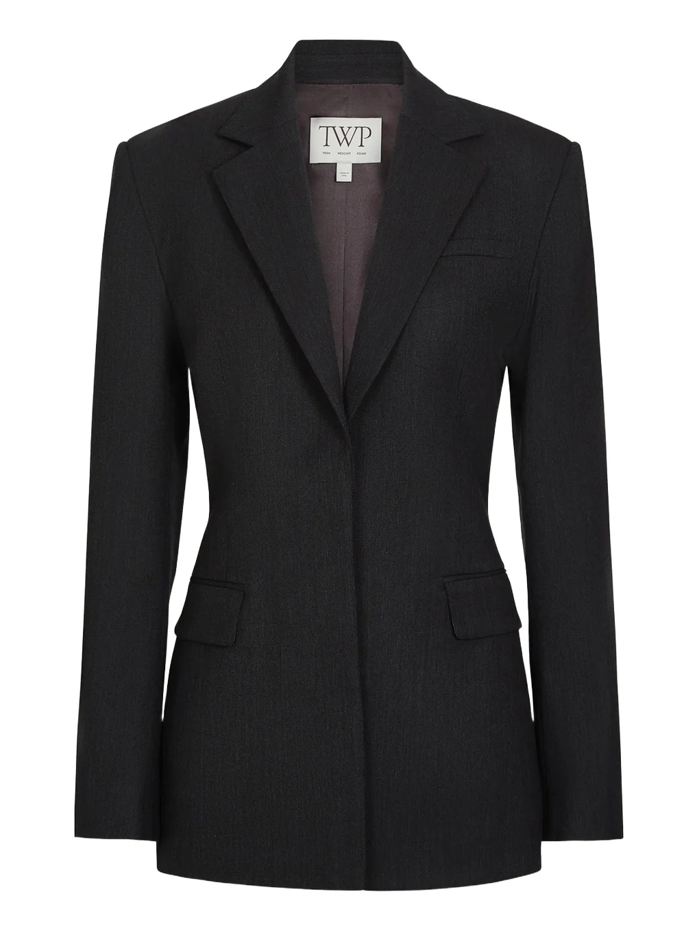 Notched Sloped Blazer Notched Sloped Blazer
