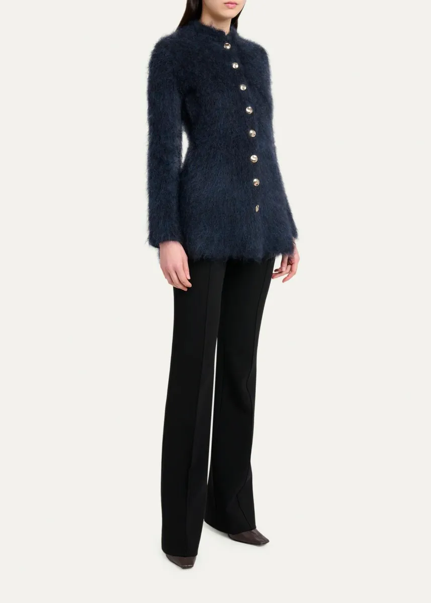 Proenza Schouler Aniza Fuzzy Mohair-Blend Cardigan | Thumbnail 2 Proenza Schouler Aniza Fuzzy Mohair-Blend Cardigan | Thumbnail 2