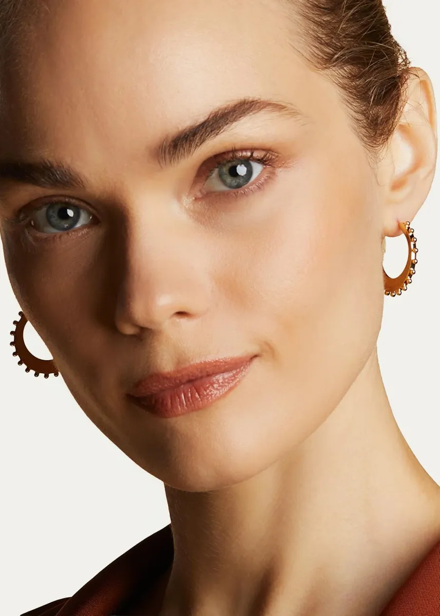 Futura Jewelry 14K Power Hoop Earrings | Thumbnail 2