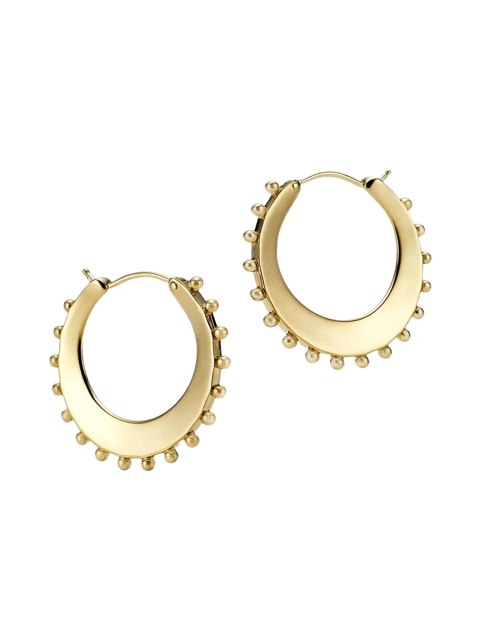 Futura Jewelry 14K Power Hoop Earrings