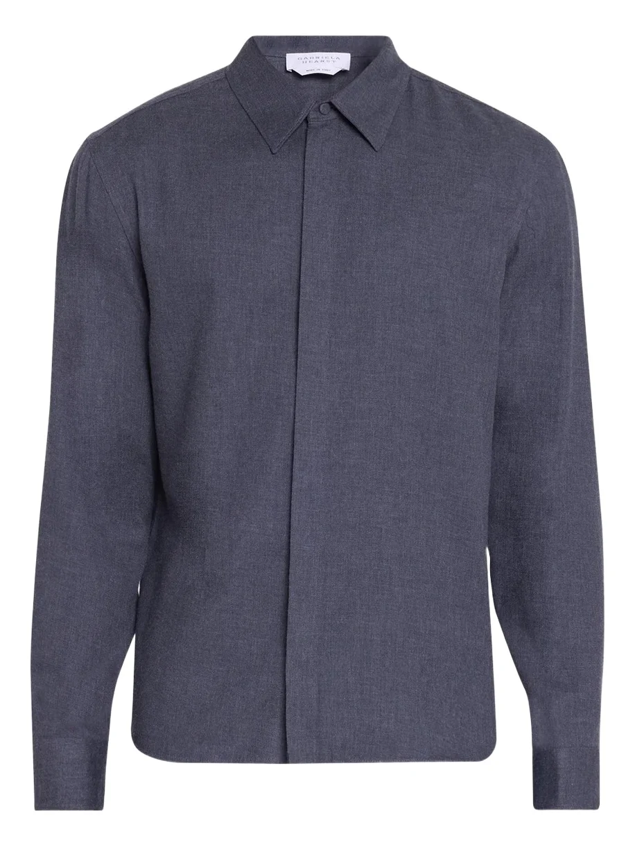 Gabriela Hearst Men's Cotton & Cashmere Shirt