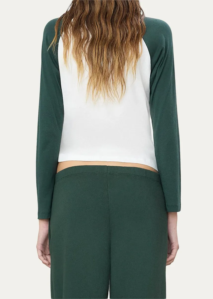 ÉTERNE Long-Sleeve Baseball T-Shirt | Thumbnail 6