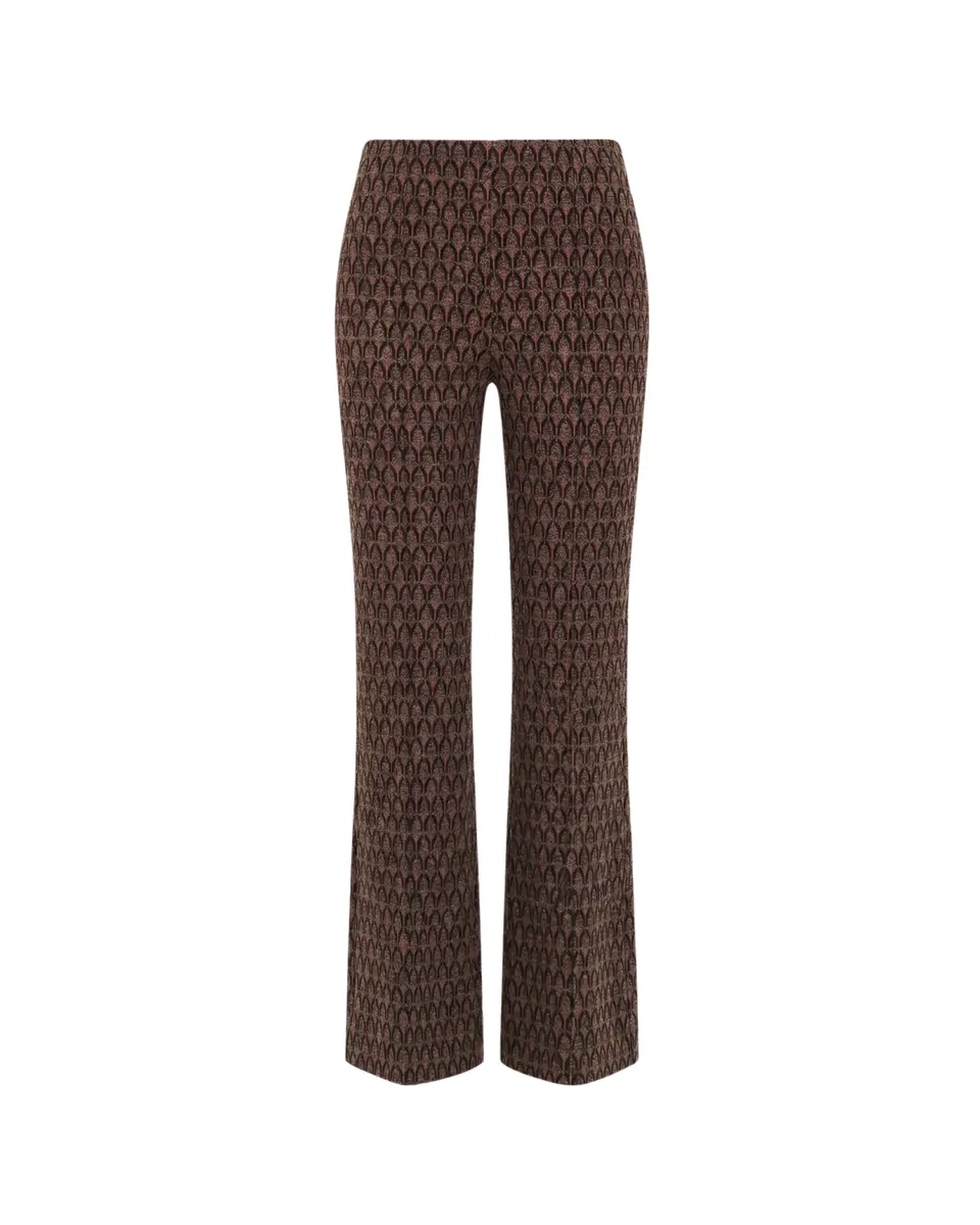 Diane von Furstenberg Leonor Viscose Knit Jacquard Trousers | Thumbnail 2 Diane von Furstenberg Leonor Viscose Knit Jacquard Trousers | Thumbnail 2