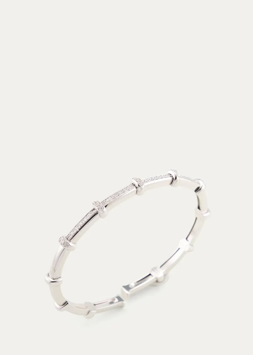 SIDNEY GARBER 18K White Gold Diamond Spring Bracelet | Thumbnail 3