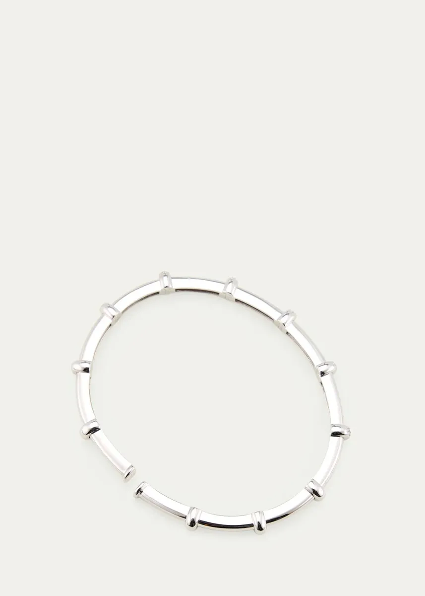 SIDNEY GARBER 18K White Gold Diamond Spring Bracelet | Thumbnail 4
