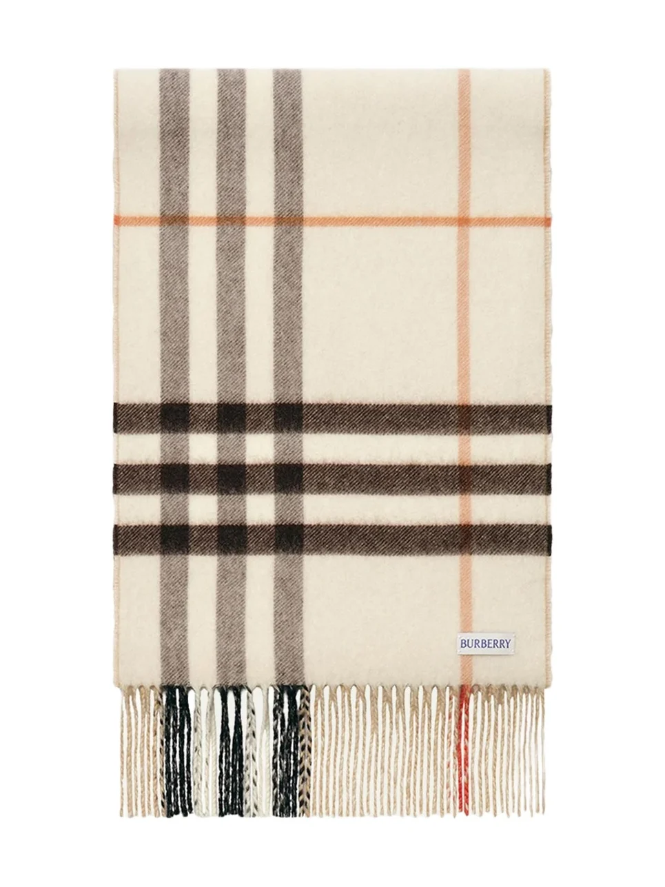Check Cashmere Scarf