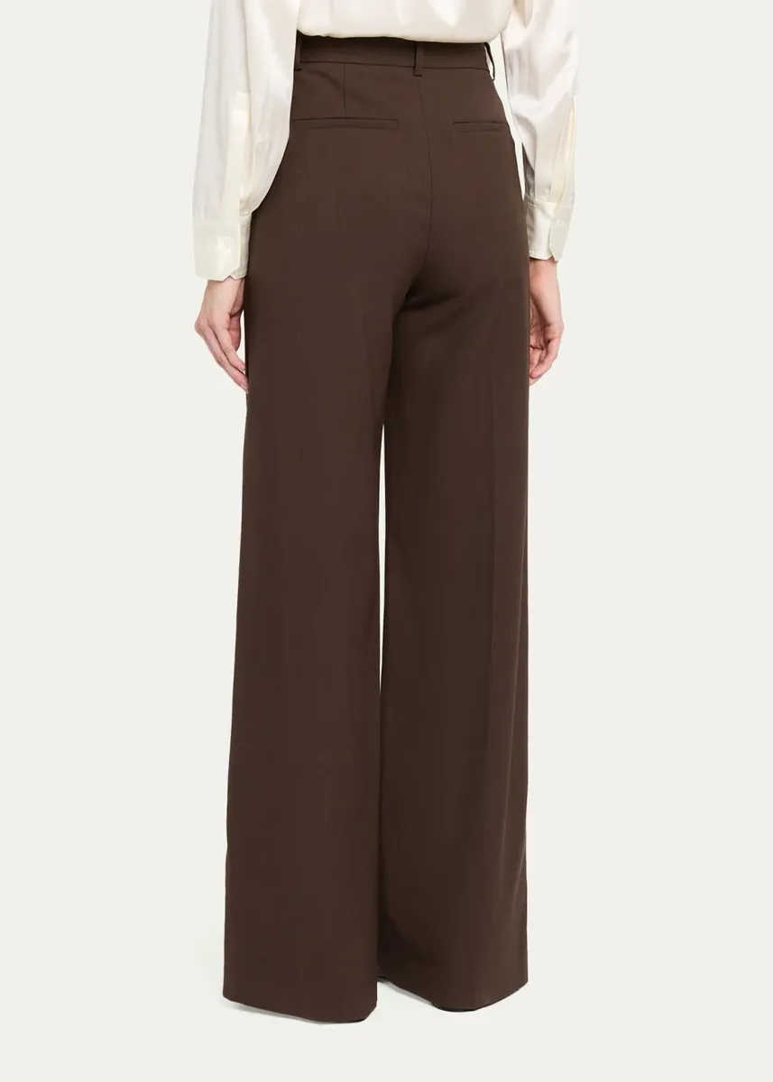 A.L.C. Reid Pintucked Wool-Blend Pants | Thumbnail 3 A.L.C. Reid Pintucked Wool-Blend Pants | Thumbnail 3