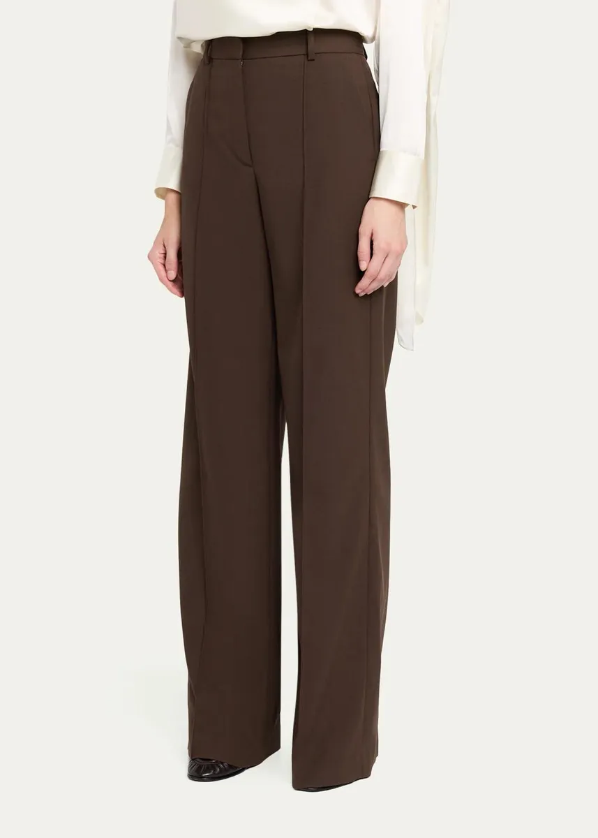 A.L.C. Reid Pintucked Wool-Blend Pants | Thumbnail 4 A.L.C. Reid Pintucked Wool-Blend Pants | Thumbnail 4