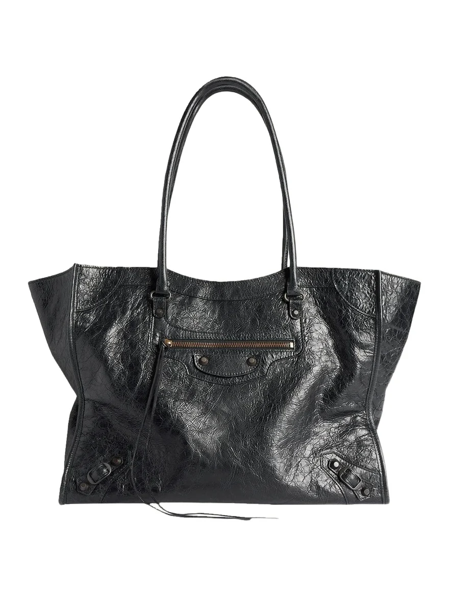 Le City Small Arena Leather Tote Bag