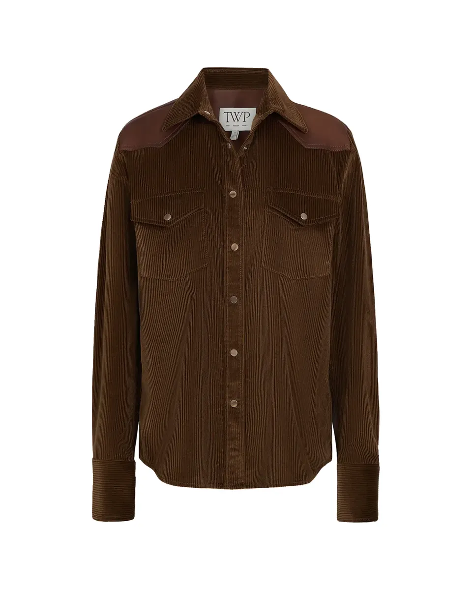 TWP Cowboy Take Me Away Corduroy Shirt | Thumbnail 2 TWP Cowboy Take Me Away Corduroy Shirt | Thumbnail 2