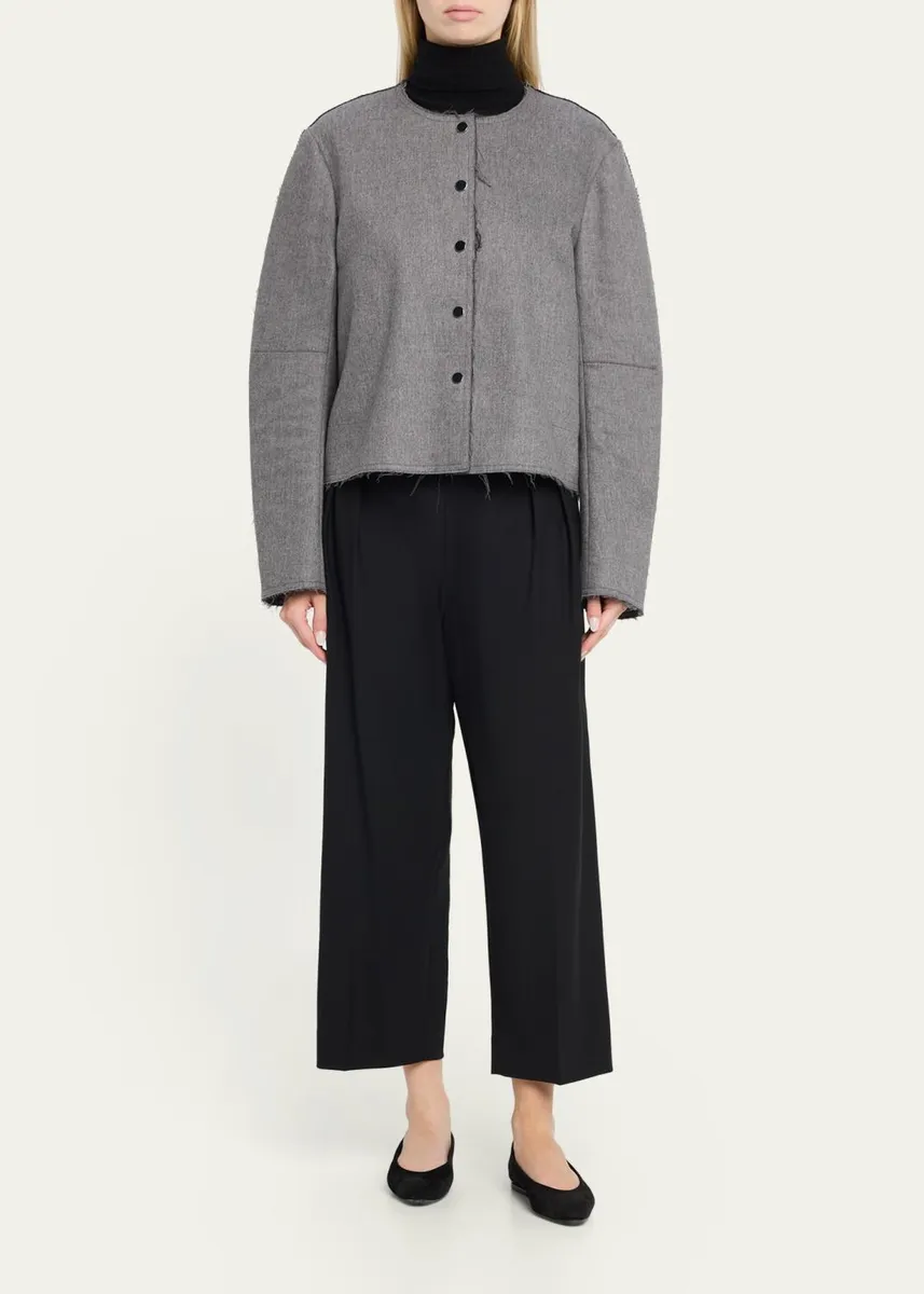 Maria McManus Crescent Wool-Cashmere Crop Jacket | Thumbnail 2 Maria McManus Crescent Wool-Cashmere Crop Jacket | Thumbnail 2