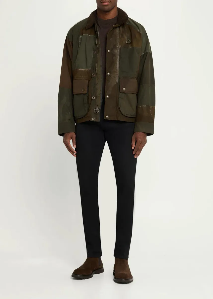 Polo Ralph Lauren Men's Patchwork Oilcloth Utility Jacket | Thumbnail 2 Polo Ralph Lauren Men's Patchwork Oilcloth Utility Jacket | Thumbnail 2