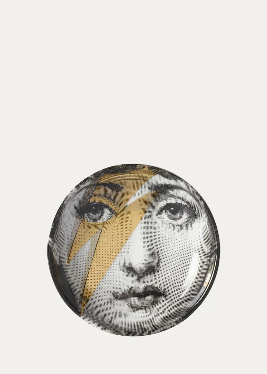FORNASETTI Round Ashtray Tema E Variazioni Lightning | Thumbnail 2 FORNASETTI Round Ashtray Tema E Variazioni Lightning | Thumbnail 2