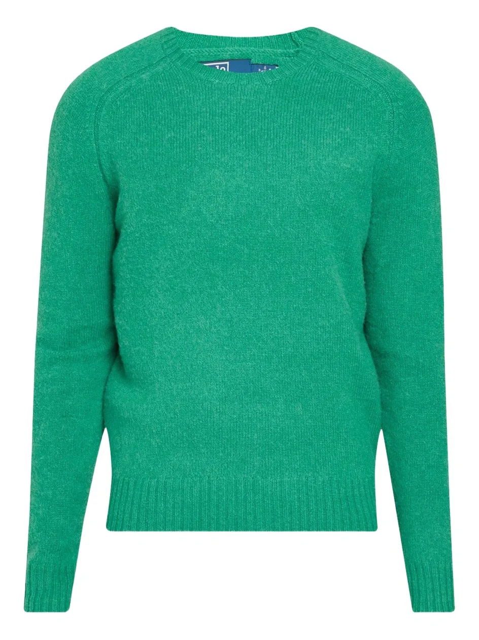Polo Ralph Lauren Men's Suede-Patch Wool-Cashmere Sweater