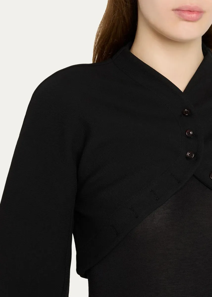 ALL THREE Tala Cropped Bolero | Thumbnail 5