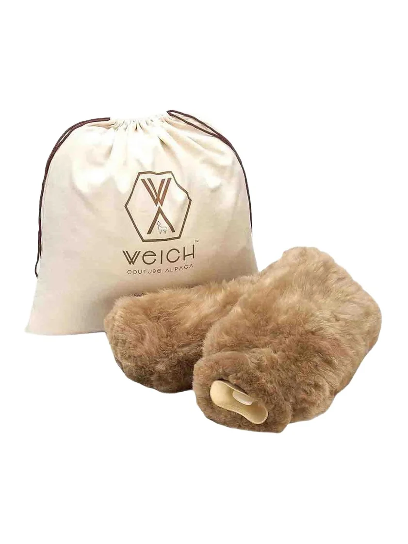 Weich Couture Alpaca Tubo Alpaca Fur Hot Water Bottle