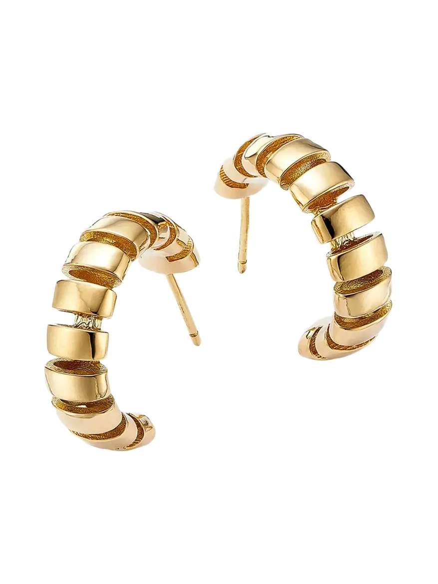 Futura Jewelry 14K Porto Hoop Earrings