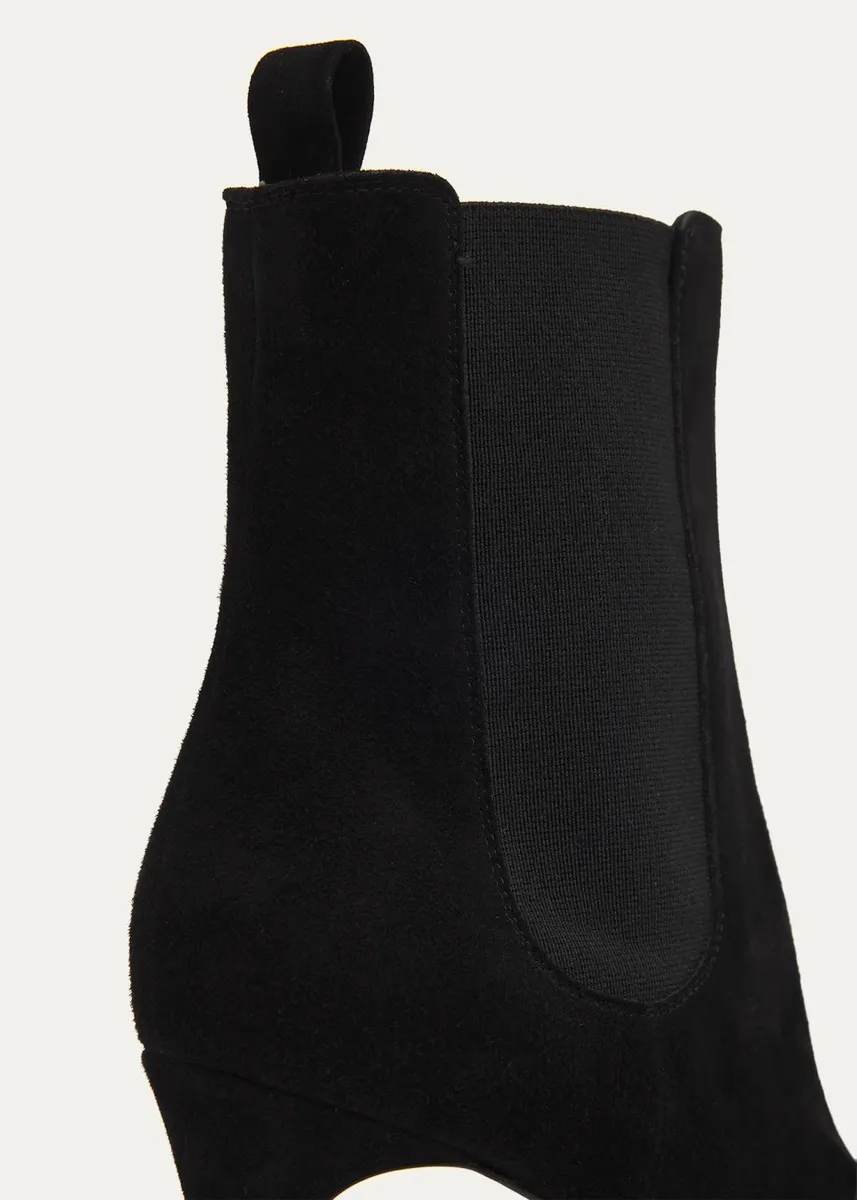 Gianvito Rossi 85mm Suede Platform Booties | Thumbnail 5 Gianvito Rossi 85mm Suede Platform Booties | Thumbnail 5