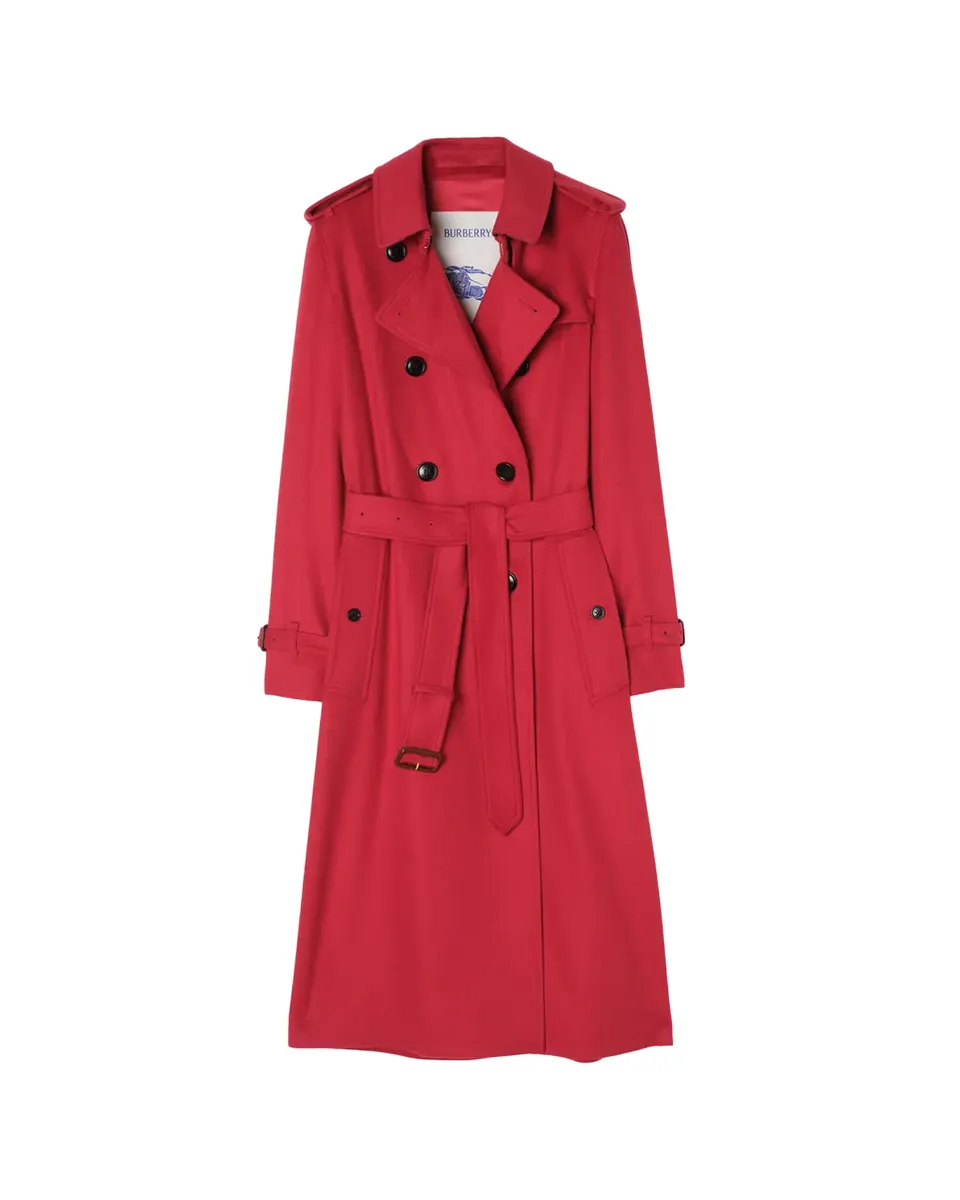 Burberry Kensington Belted Cashmere-Wool Double-Breasted Trench Coat | Thumbnail 2 Burberry Kensington Belted Cashmere-Wool Double-Breasted Trench Coat | Thumbnail 2