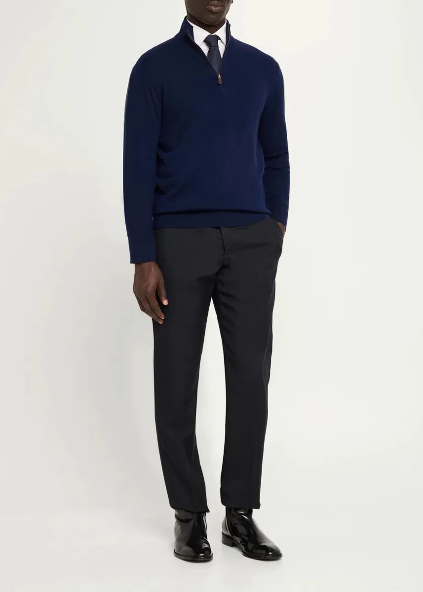 Polo Ralph Lauren Men's Cashmere Half-Zip Sweater | Thumbnail 2 Polo Ralph Lauren Men's Cashmere Half-Zip Sweater | Thumbnail 2