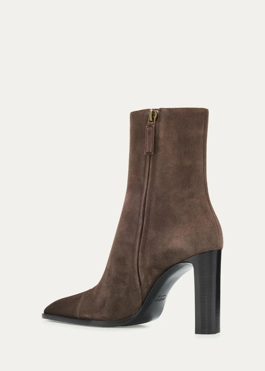 Saint Laurent 95mm Venetia Suede Booties | Thumbnail 2 Saint Laurent 95mm Venetia Suede Booties | Thumbnail 2