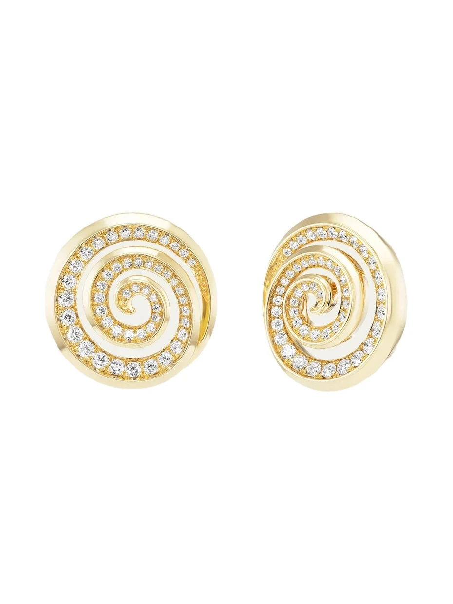 Emily P. Wheeler 18K Yellow Gold & 1.54 TCW Diamond Stud Earrings