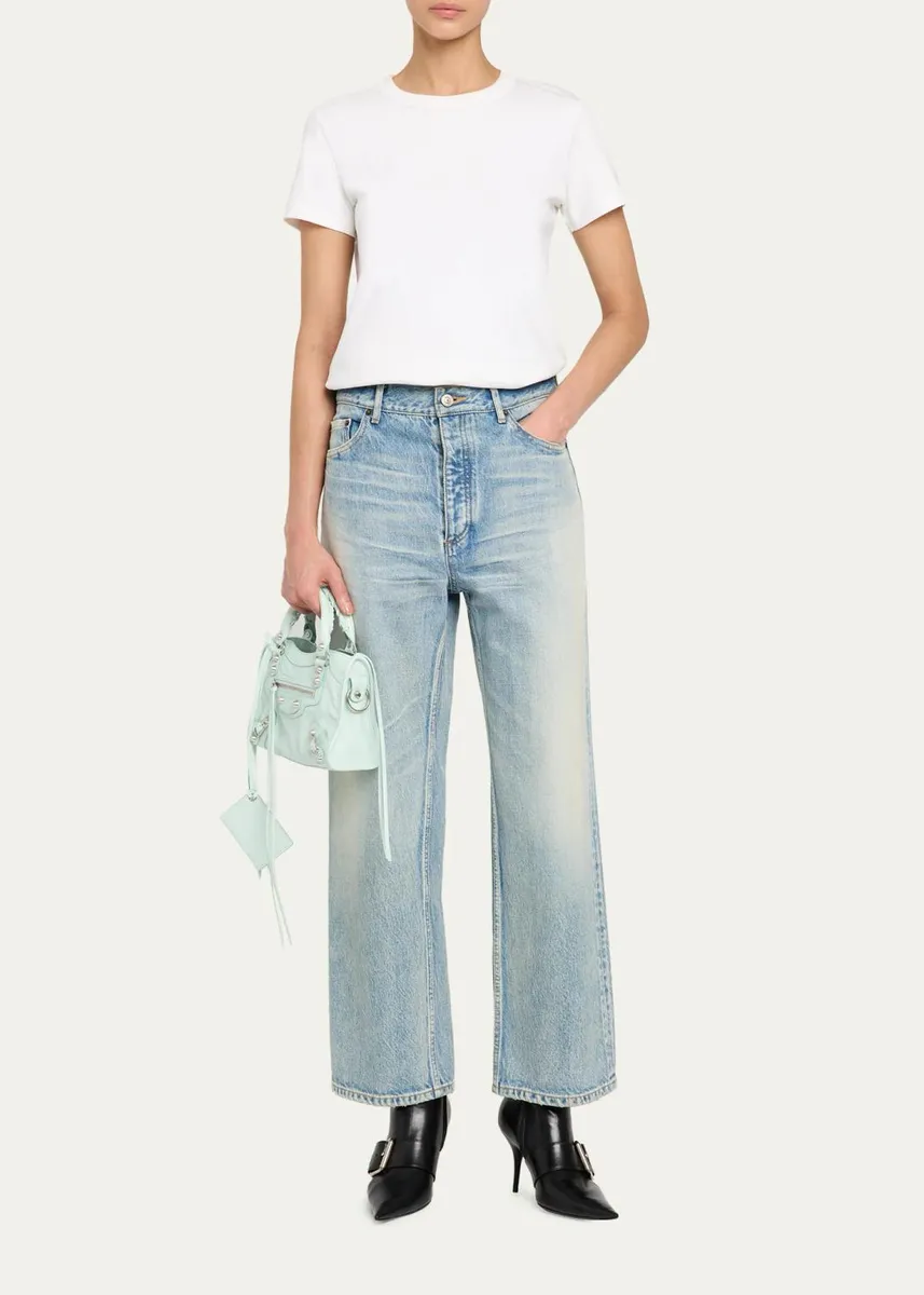 Balenciaga Le City Mini Arena Leather Top-Handle Bag | Thumbnail 5 Balenciaga Le City Mini Arena Leather Top-Handle Bag | Thumbnail 5