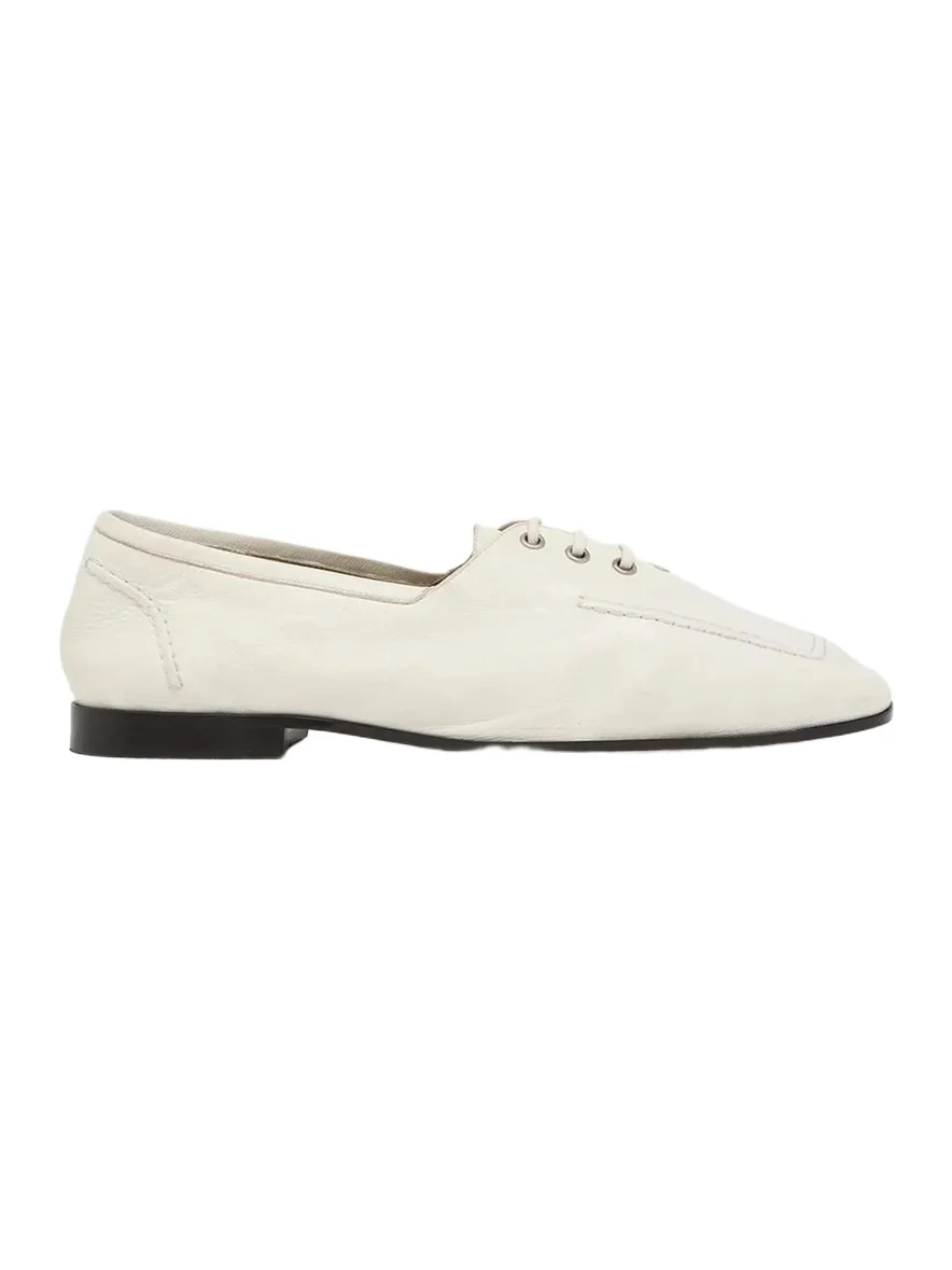 Bottega Veneta Gino Lace-Up Leather Shoes