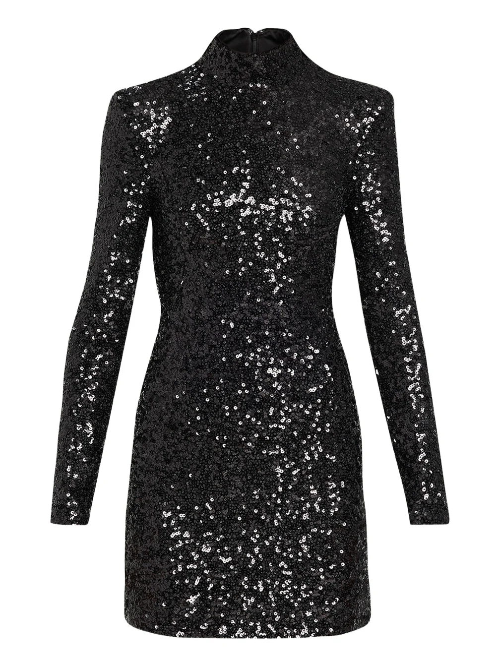 Glory Sequin Mock-Neck Mini Dress
