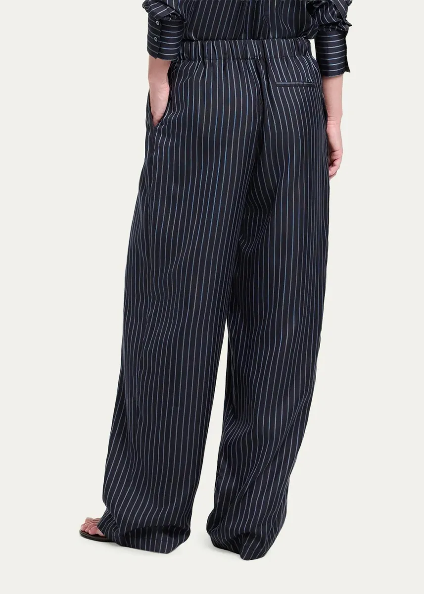 TWP PJ Striped Silk Pants | Thumbnail 3 TWP PJ Striped Silk Pants | Thumbnail 3
