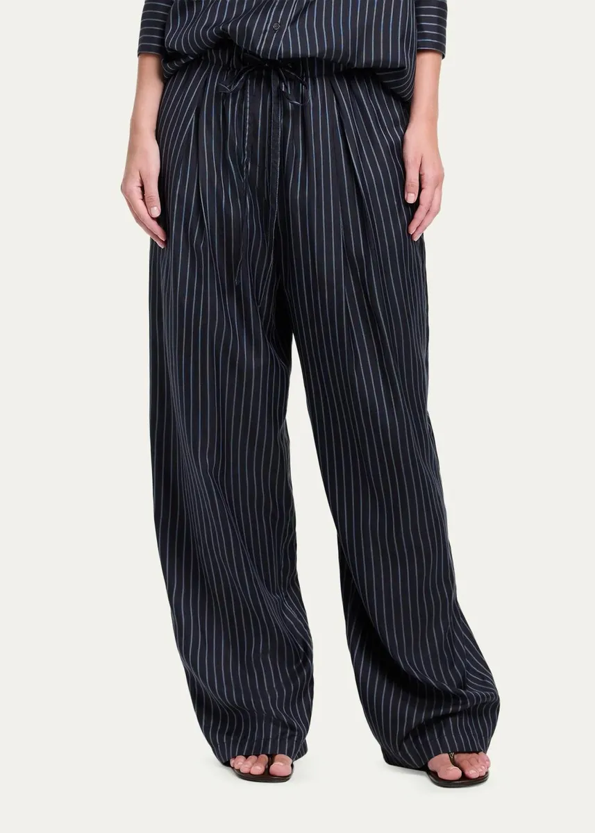 TWP PJ Striped Silk Pants | Thumbnail 4 TWP PJ Striped Silk Pants | Thumbnail 4