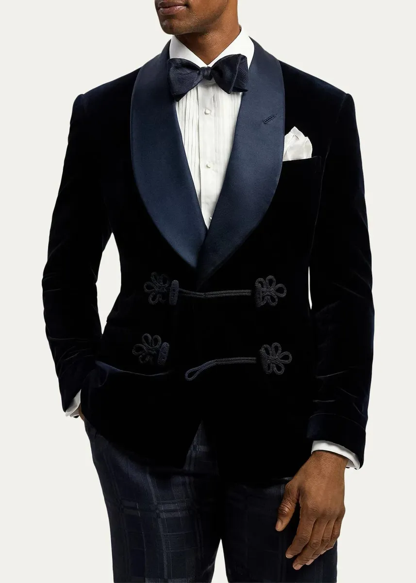 Ralph Lauren Purple Label Men's Handmade Velvet Tuxedo Jacket | Thumbnail 4 Ralph Lauren Purple Label Men's Handmade Velvet Tuxedo Jacket | Thumbnail 4