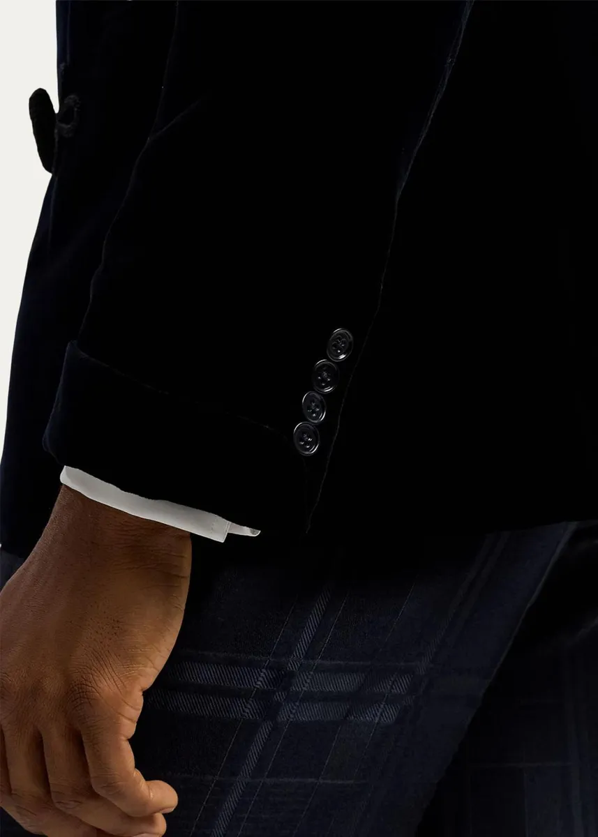 Ralph Lauren Purple Label Men's Handmade Velvet Tuxedo Jacket | Thumbnail 5 Ralph Lauren Purple Label Men's Handmade Velvet Tuxedo Jacket | Thumbnail 5