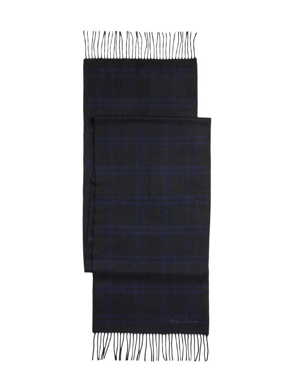 Men's Tonal Plaid Cashmere Fringe Scarf Men's Tonal Plaid Cashmere Fringe Scarf
