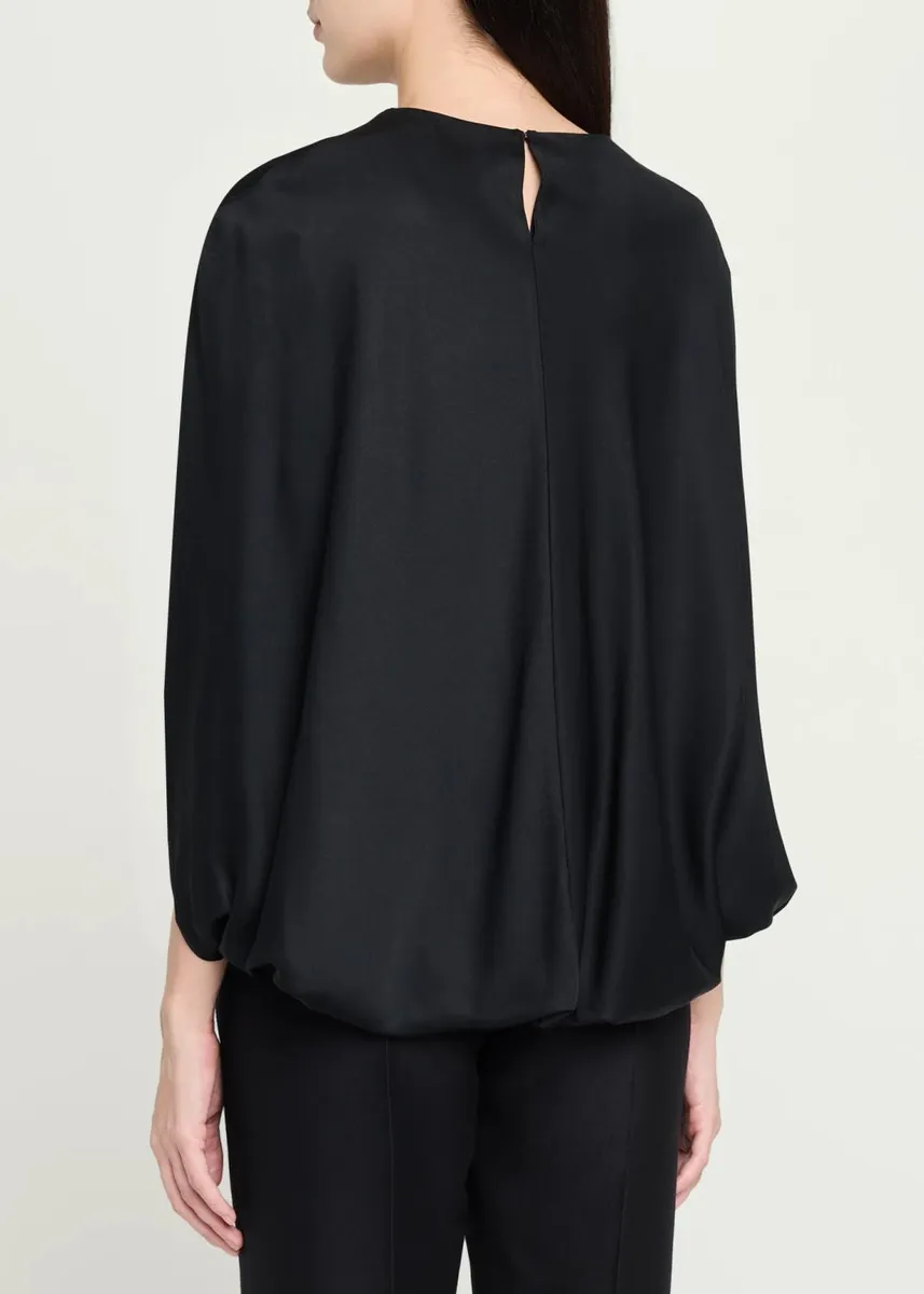 Simkhai Lauren Satin Cape Top | Thumbnail 3 Simkhai Lauren Satin Cape Top | Thumbnail 3