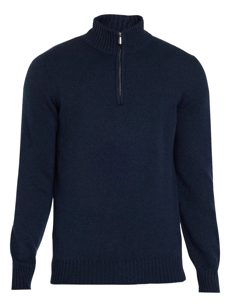 Cesare Attolini Men's Cashmere Half-Zip Sweater