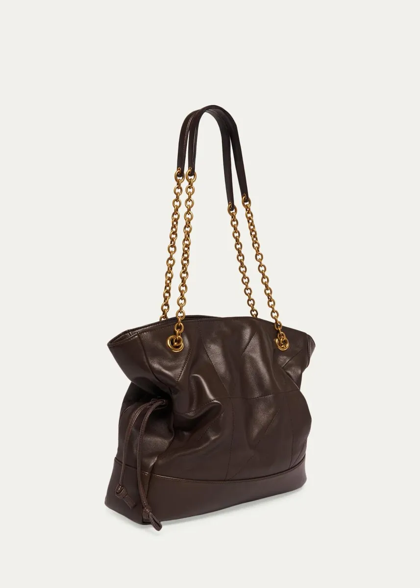 Saint Laurent Jamie Logo Leather Shoulder Bag | Thumbnail 3