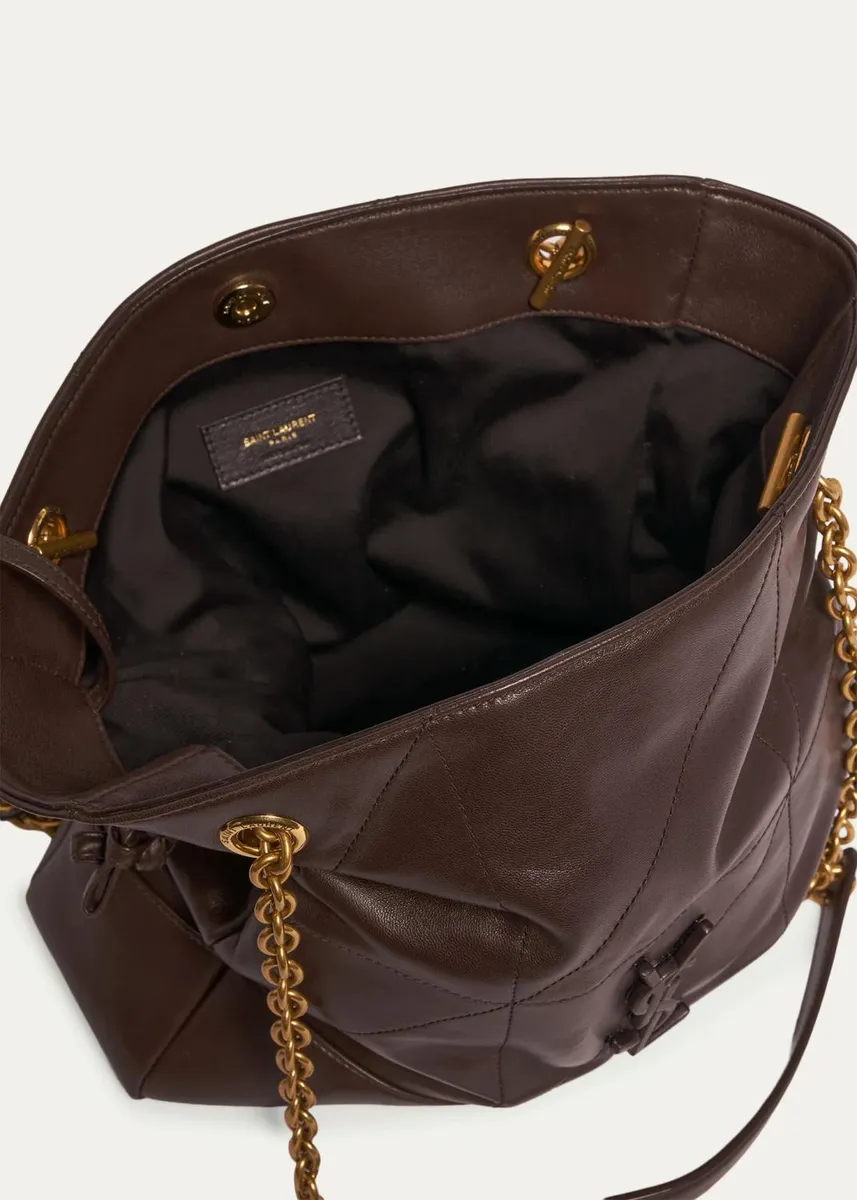 Saint Laurent Jamie Logo Leather Shoulder Bag | Thumbnail 4