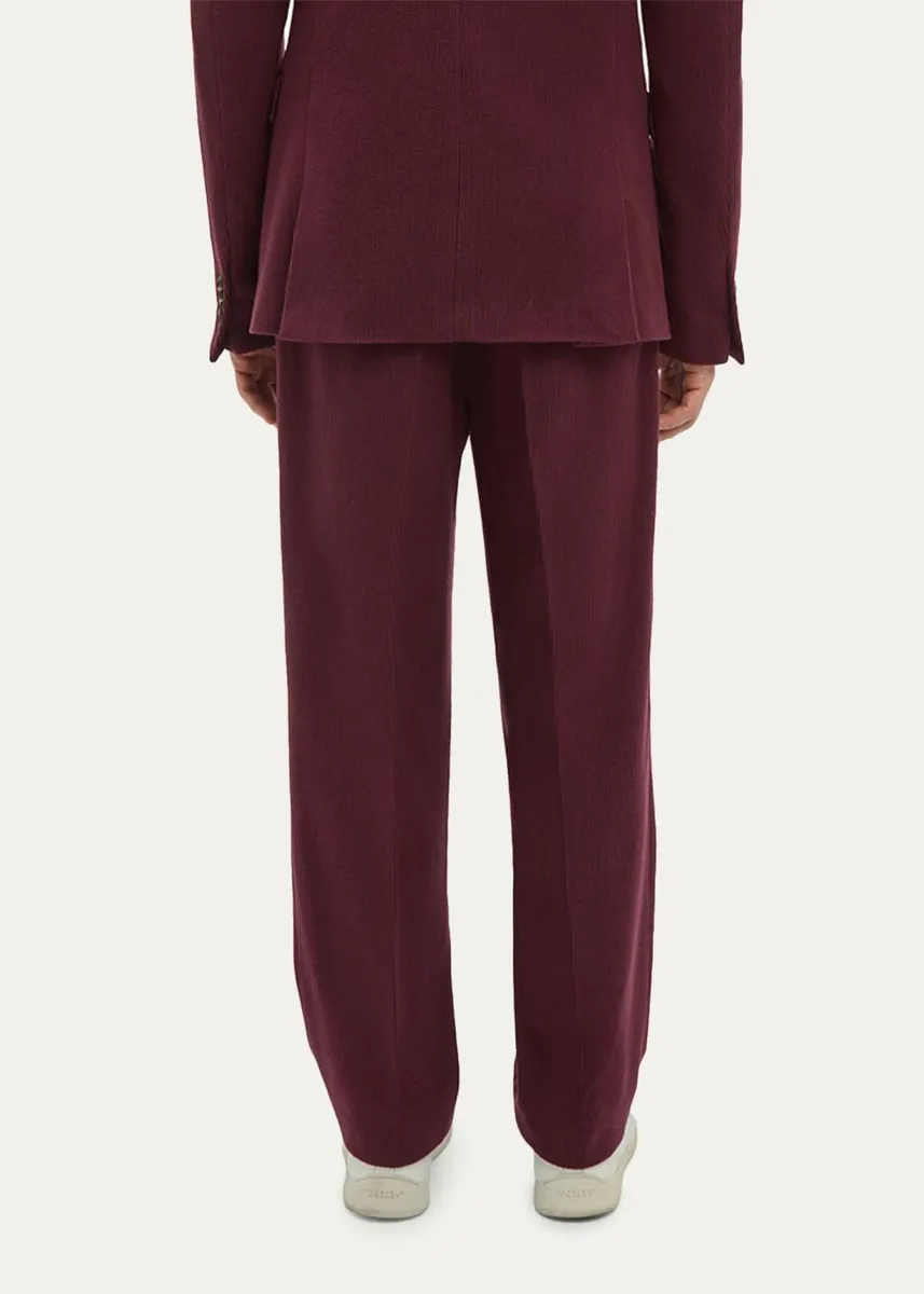 Gabriela Hearst Men's Harold Pleated Cashmere Corduroy Trousers | Thumbnail 3 Gabriela Hearst Men's Harold Pleated Cashmere Corduroy Trousers | Thumbnail 3