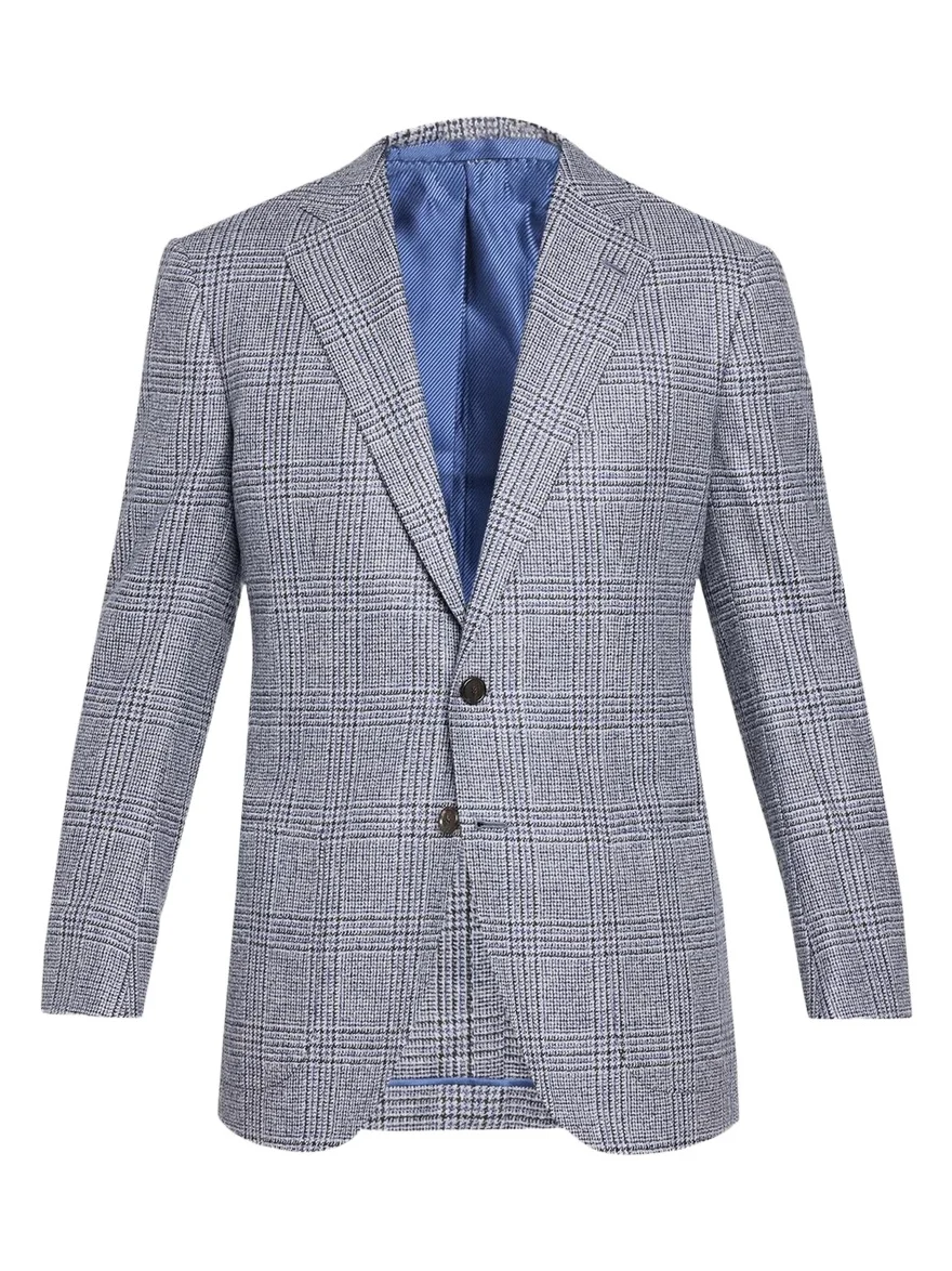 Cesare Attolini Men's Plaid Cashmere Jacket