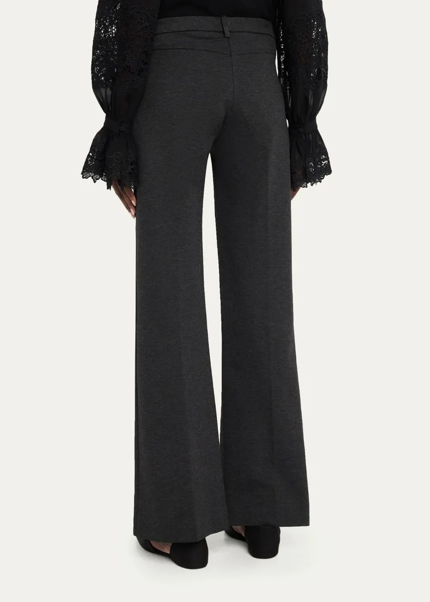 Kobi Halperin Reese Straight Double-Knit Ponte Pants | Thumbnail 3